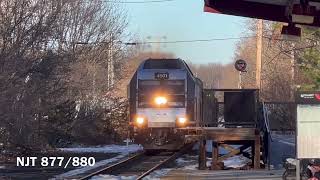 NJT and C and D action at Hackettstown, NJ with 4101 again! 2/20/24-2/22/24