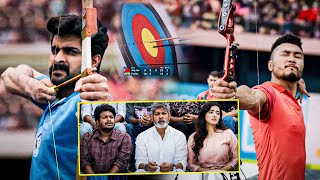 Lakshya Movie Naga Shaurya Archery Game Scenes || Jagapathi Babu || Satya || Tollywood Cinemalu