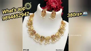 imitation jewellery#premiumqualitynecklace| what'sapp for booking 9894452942 #newfashionjewellery