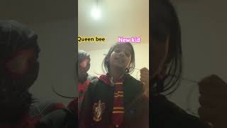 Queen bee vs new kid #shorts #2024 #oneminutemusic #kids