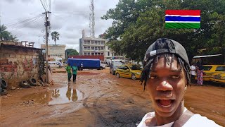 it's hard but i will show it  The Gambia in This condition