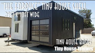 10ft Wide x 32ft Long Gooseneck Tiny House Shell “The Fordyce”