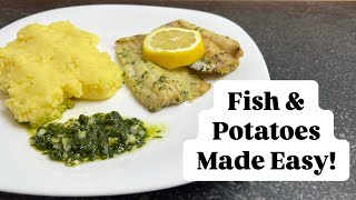 How to Cook Delicious Fish and Potatoes | Easy and Healthy Recipe