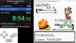 Pokemom Silver Any% RTA - 20:12