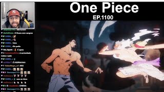 DAVI REAGE - REAGINDO LUFFY GEAR 5 VS ROB LUCCI AWAKANED| EGGHEAD| ONE PIECE EP 1100