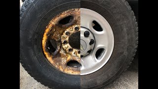 How to Paint Restore Rusted Wheels Rims For Under $35