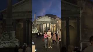 One Minute Tours: Rome, Italy. Pantheon Street Scene