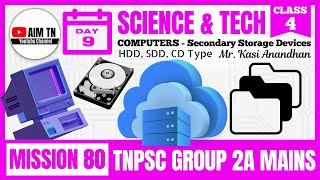 Science & Tech | Computer | Class - 4 | Secondary Storage Devices | Mr. Kasi Anandhan | Mission 80