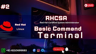 #2 RHCSA || Red hat Linux || Basic Command And File System || In Red hat Linux| In Hindi