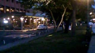 Night life on the Black Sea Pomorie Bulgaria