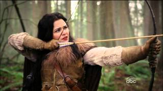 Once Upon A Time 2x20  "The Evil Queen"  Snow Uncovers Regina's Disguise HD