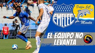 EL EQUIPO NO LEVANTA / Emelec 0 delfin 1/ fecha4 liga pro 2da etapa