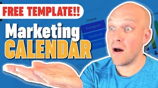 Easy Marketing Calendar (Free Template)