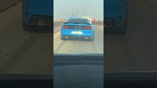 BLUE MUSTANG GT IN AL KHOBER SAUDIA ARABIA #shorts #car