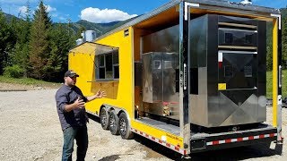 40' Custom Gooseneck BBQ Trailer  - Video Tour