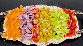 Eat this salad every day for dinner and lost 3 kg in 1 week! you'll lose belly fat! Delicious recipe