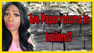 How did 12 million paper tax returns end up in Trailers? When will you get your IRS 2021 tax refund?