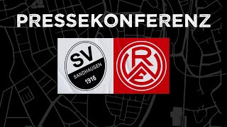 🔴 RE-LIVE: Pressekonferenz nach dem Spiel SV Sandhausen - Rot-Weiss Essen