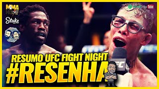 RESUMO UFC FIGHT NIGHT: BORRALHO VS. CANNONIER | PRÉVIA #UFCNOCHE PARTE 1| Ep. 614