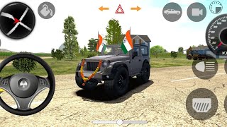 Dollar (Song) Modified Mahindra Black Thar 😈||  Indian Car Simulator 3D || Android Gameplay ||