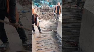 Bending pit slab rebar #shorts #construction