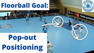 SSL Floorball Goal Analysis: Pop-out Positioning - Mullsjö V Kalmarsund