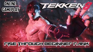 Tekken 8 Online Ranked Gameplay | Jin Main Rising through the Beginner Ranks (No Commentary)