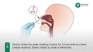 How to Collect a Nasal Swab Specimen