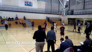 Meikkel Murray 1,000 career points