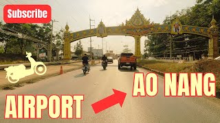 How is the Road Condition? Going from Krabi Airport towards Ao Nang - Krabi Thailand