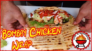 Bombay Chicken Wrap - mit saftiger Hühnerbrust - schnell und megalecker