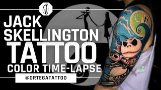 TATTOO TIME-LAPSE #105 | JACK SKELLINGTON FULL COLOR