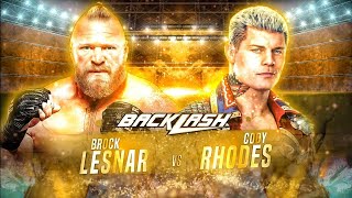 WWE 2K23 | Brock Lesnar vs Cody Rhodes One on One | BackLash 2023