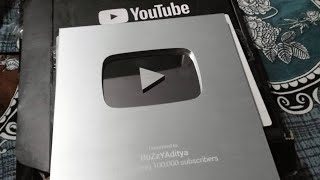 Silver Play Button Unboxing 🫣✨ With Friend! 🫂