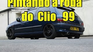 Pintando a roda do Clio 99- Parte 2