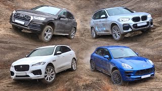 SUV Battle 2020: Audi Q5, BMW X3, Jaguar F-Pace, Discovery Sport, Range Rover Evoque, Porsche Macan