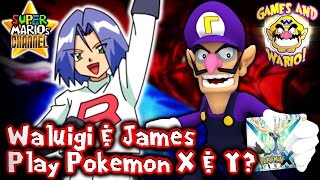 SMC: Waluigi & James Play Pokémon X & Y?