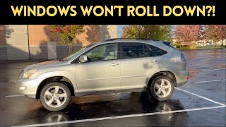 How To Re Calibrate Lexus RX330/RX350/RX400h (2nd gen) Windows!