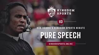 Kingdom Sports Minute #113: Pure Speech