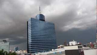 Tormentón cruzando México D.F.