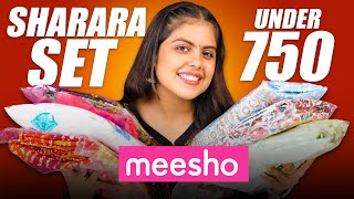 Huge Meesho Sharara Set Haul For Women Under 750 | Suit Set Review 2023 | One Chance Women