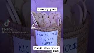 Wedding tip!!