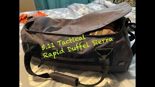 5.11 Tactical Rapid Duffel Sierra EDC Bag