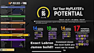 *REACTION* - JOE KNOWS NEXT GEN LEBRON JAMES BUILD - 55 BADGE MAXED PHYSICALS