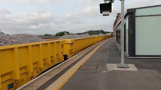 Freightliner 66545 & 66513 passing through Wakefield kirkgate (6Y30 Mirfield to Belmont) 18/8/24.