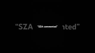 SZA commented… @Onyx_pookie 🥹❤️