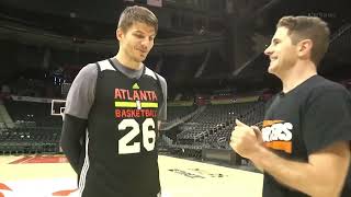 Learning to shoot 3-pointers with marksman Kyle Korver.