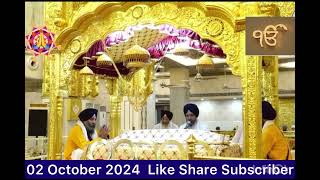 Hukamnama Sahib Today Morning from Gurudwara Bangla Sahib 02 October 2024