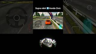 Supra mk4 🆚 Honda Civic Drag Race|Car Parking Multiplayer