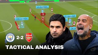 How Pep Guardiola's Tactics Broke Arsenal's Defense